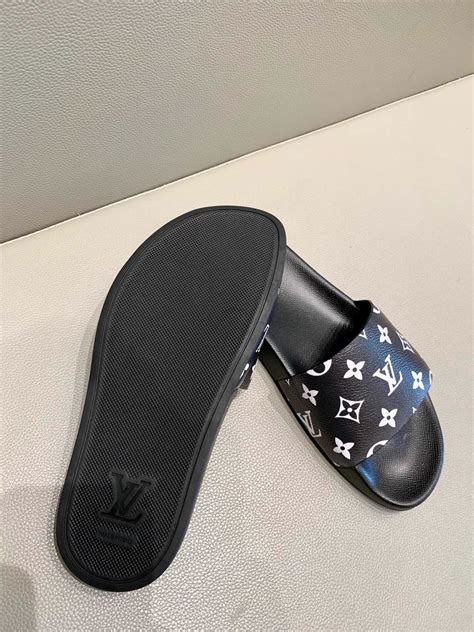 slides louis vuitton|louis vuitton slides women's.